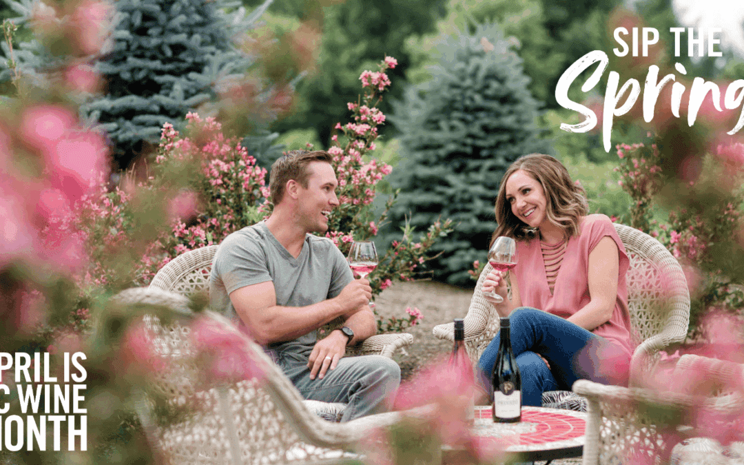 Sipping Rosé in Spring Vineyards